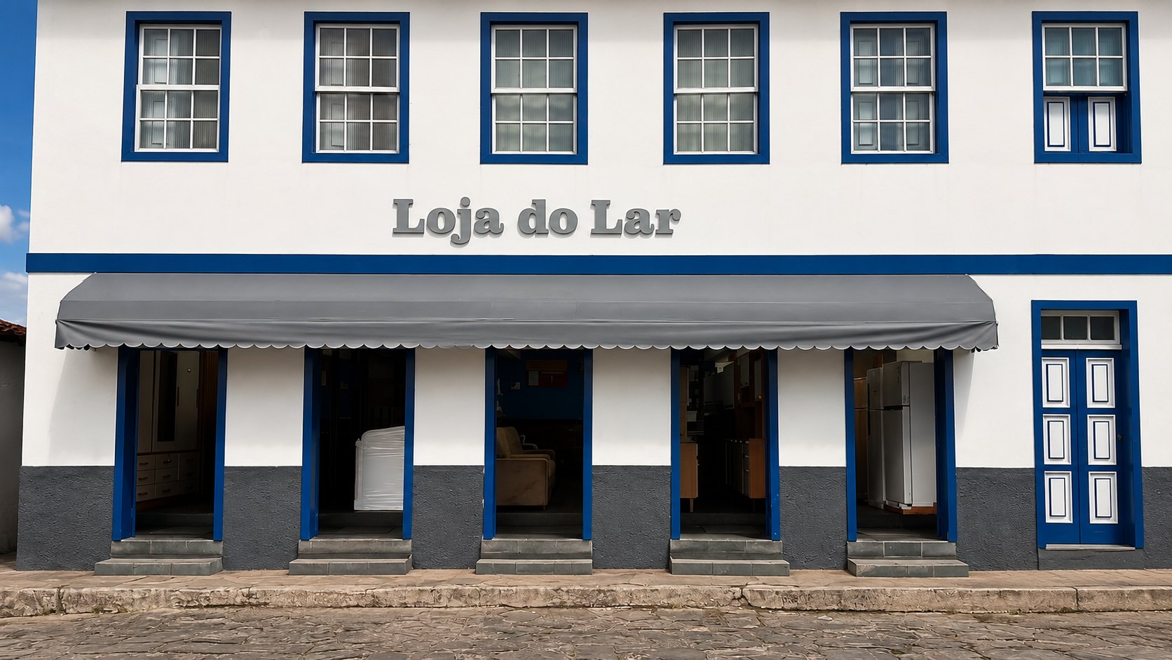 Fachada da Loja do Lar em Diamantina